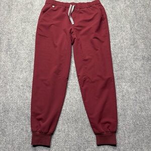 Figs Tansen Jogger Pants Mens Large Burgundy MXXSW2004